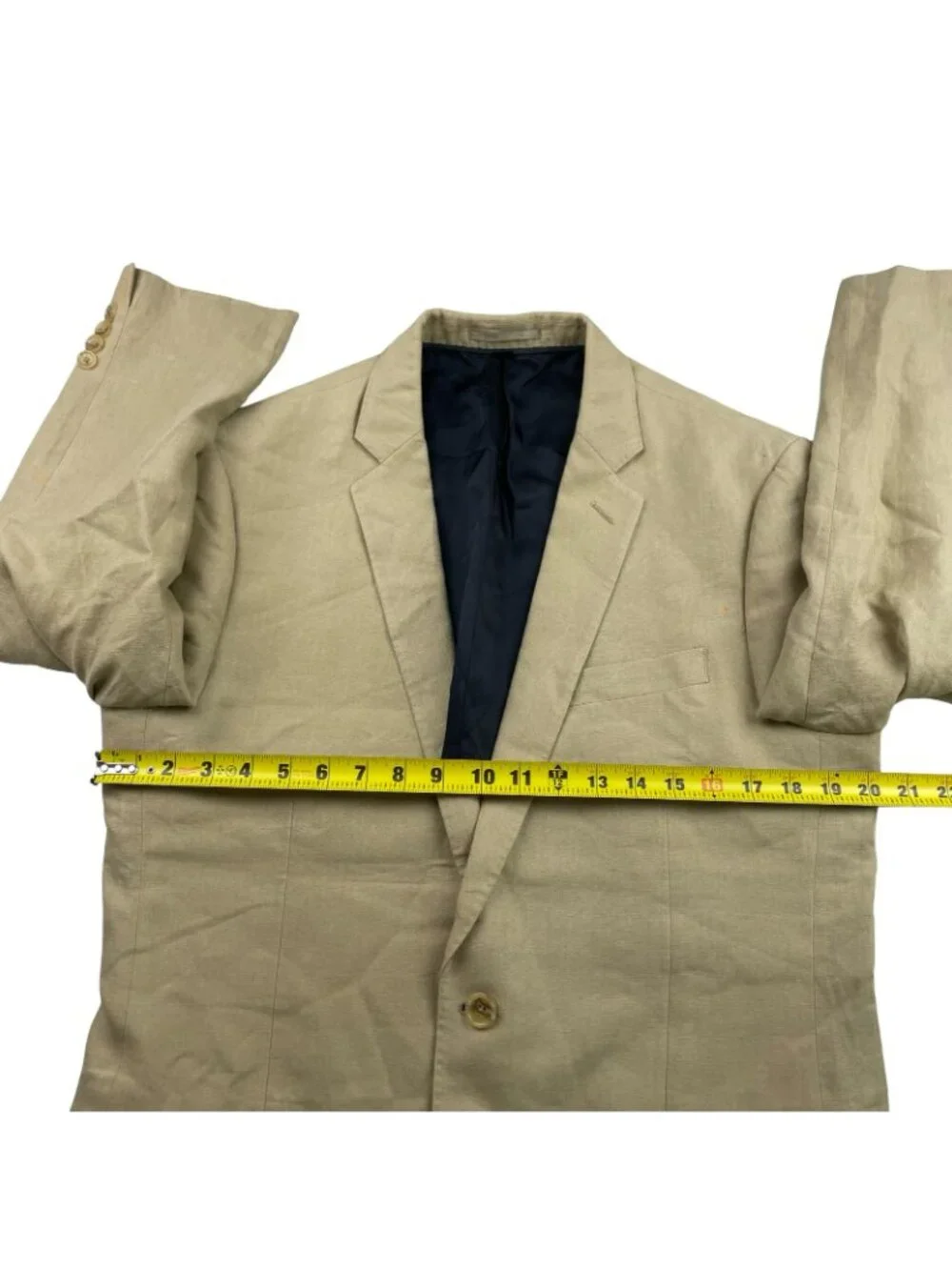 J.Crew Men’s Ludlow 100% Irish Linen 2-Button Blazer Khaki/Tan • 40R